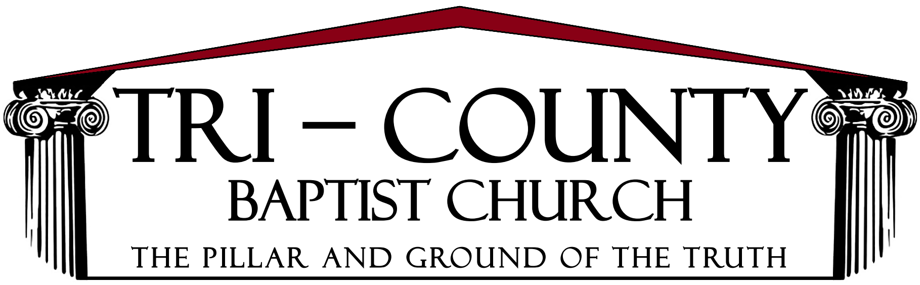 Tri-County Baptist Church Pillar Logo.